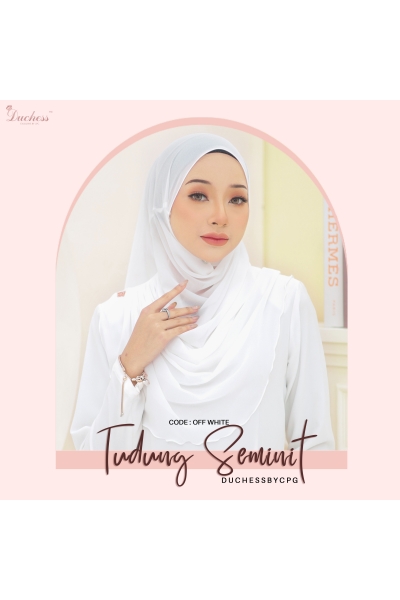 TUDUNG SEMINIT - OFF WHITE